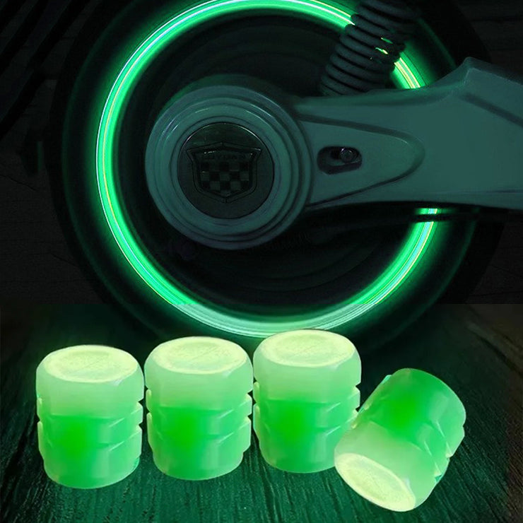 GlowRide™ - Couvercle de valve automobile néon - Achetez-en 2, obtenez-en 8 !