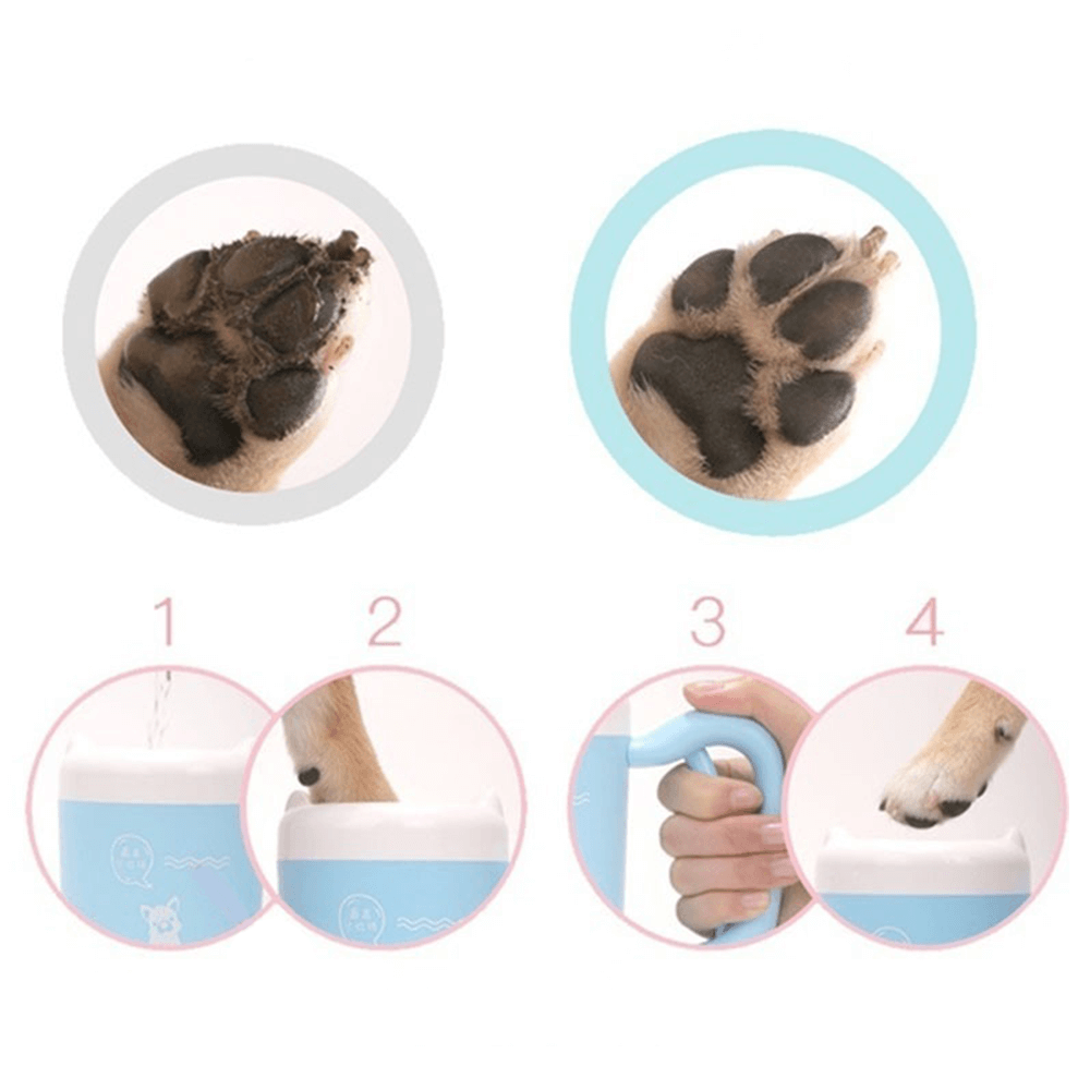 Vaso limpiador de patas Pet Paws