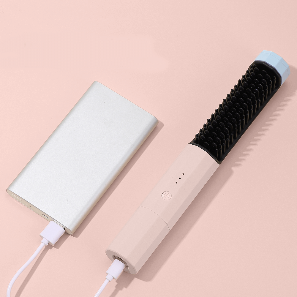 Brosse lissante sans fil USB 2 en 1